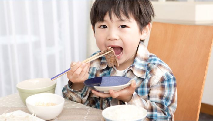 خوش غذا بودن بچه های ژاپنی _ بلز